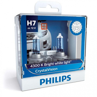 ���������� ����� H7 Philips Crystal Vision 12972CVSM